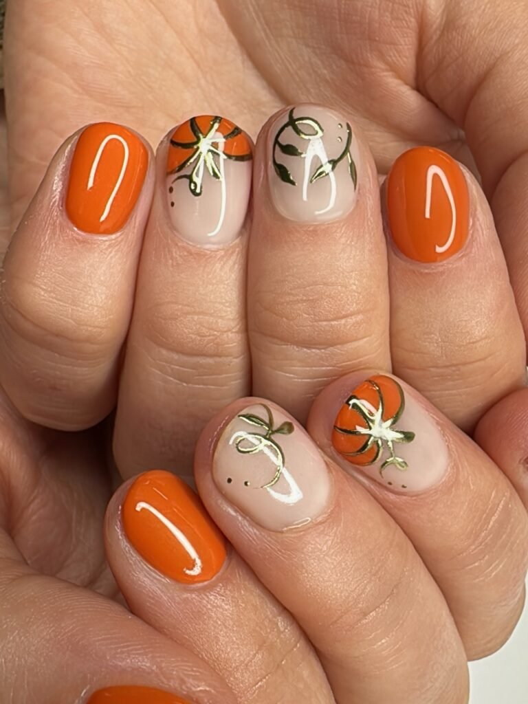 Pumpkin Gold Accents