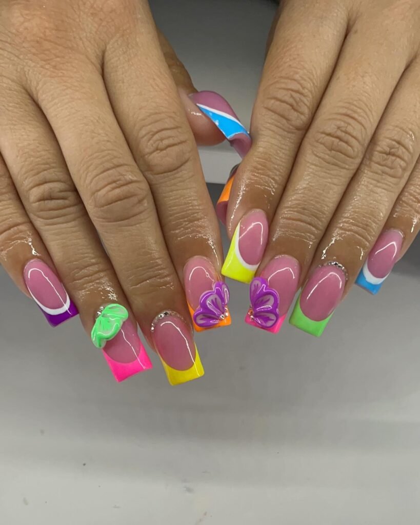 Rainbow Neon French
