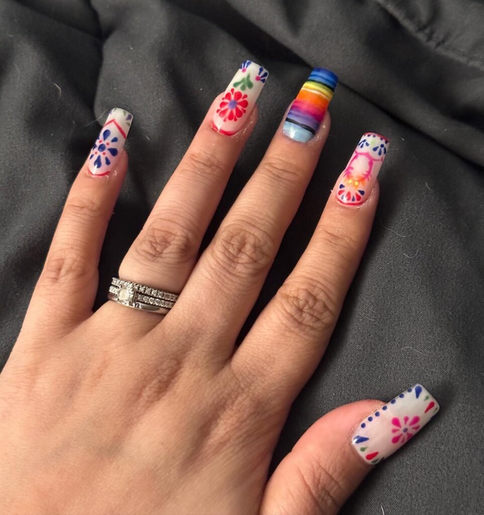 Rainbow Serape Stripes