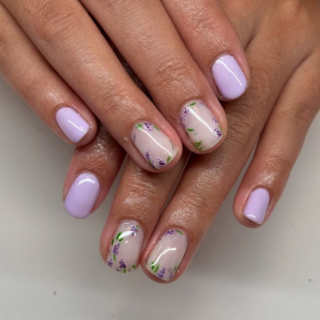 Short Lavender Garden