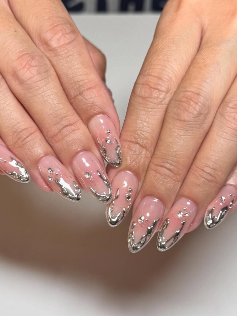 Silver-Tipped Marble