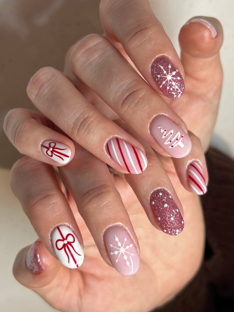 Snowflake Stripe Mix