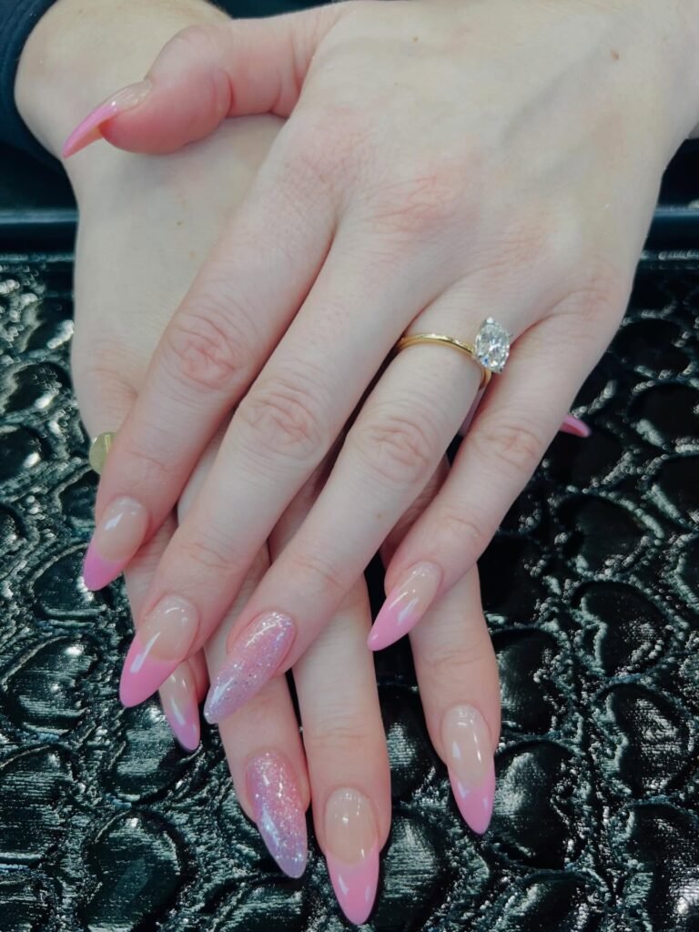 Soft Pink French Tips