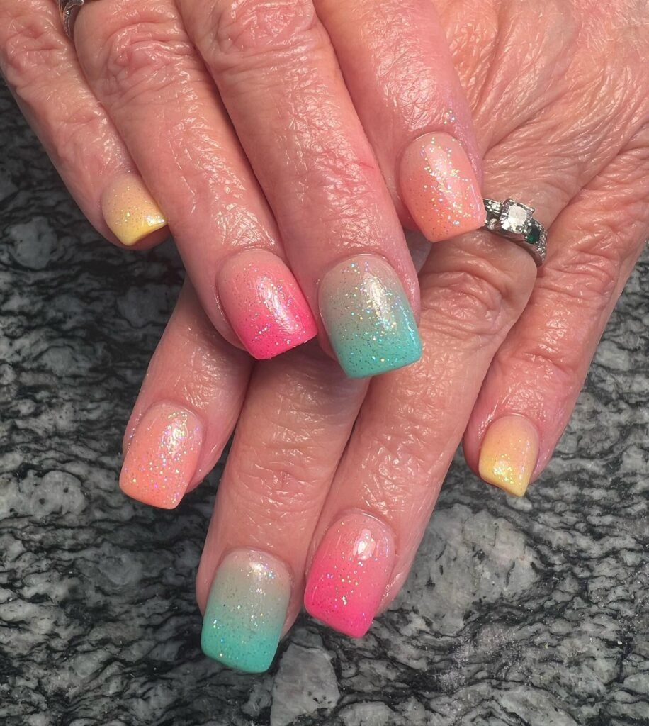 Soft Rainbow Ombre