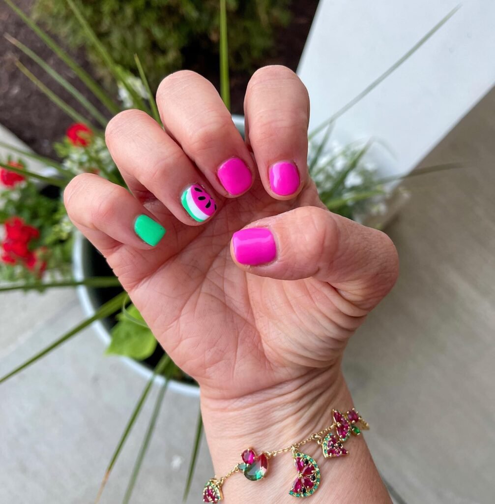 Pink and Mint Watermelon Mix