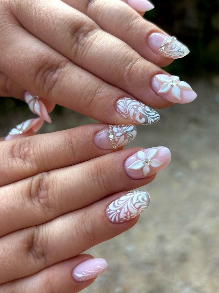 Soft White Florals