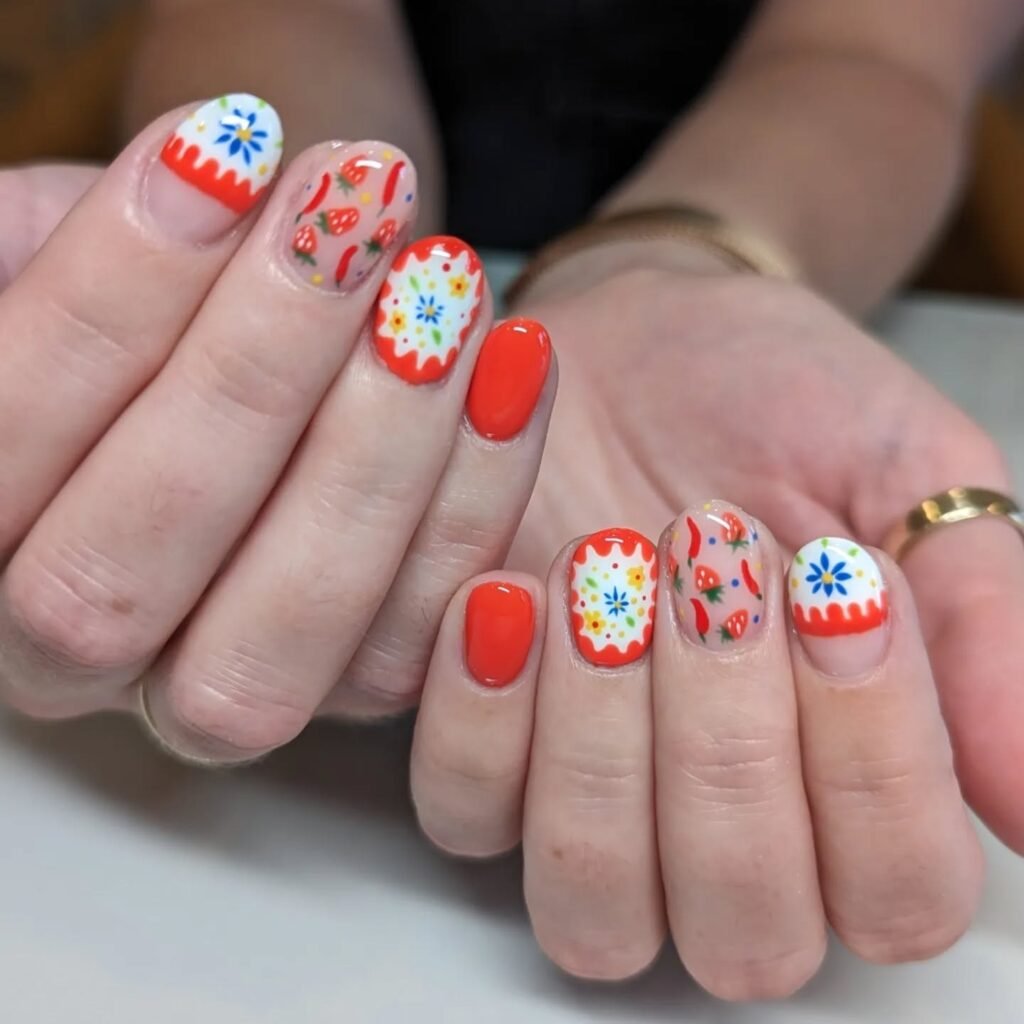 Spicy Fiesta Nails
