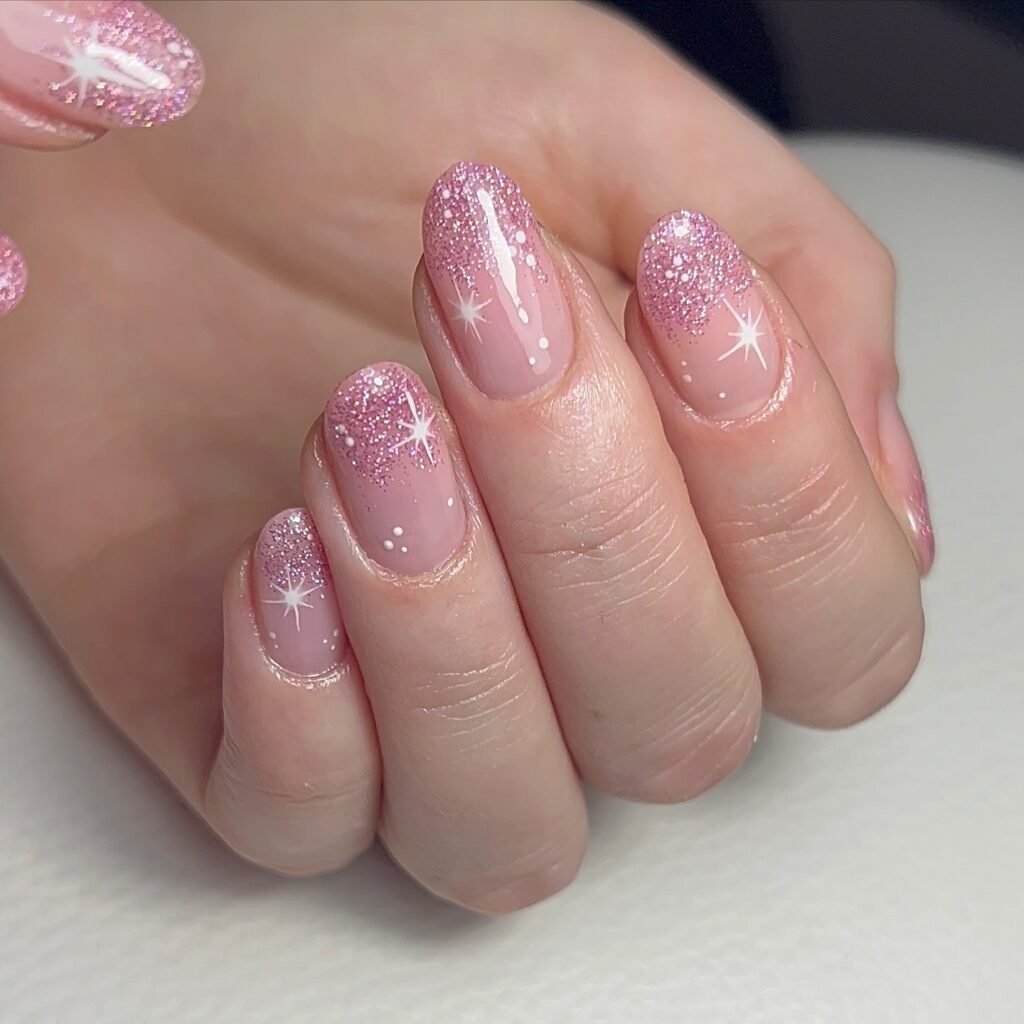 Starry Pink Tips