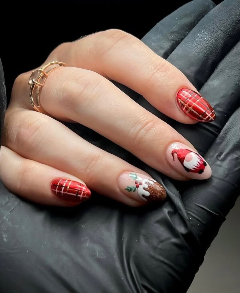 Teal Reindeer Sparkle