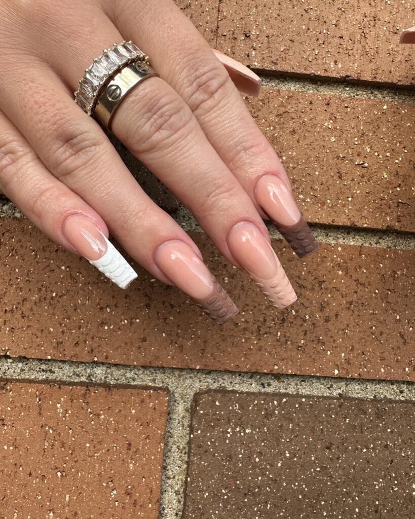 Textured Nude Ombré