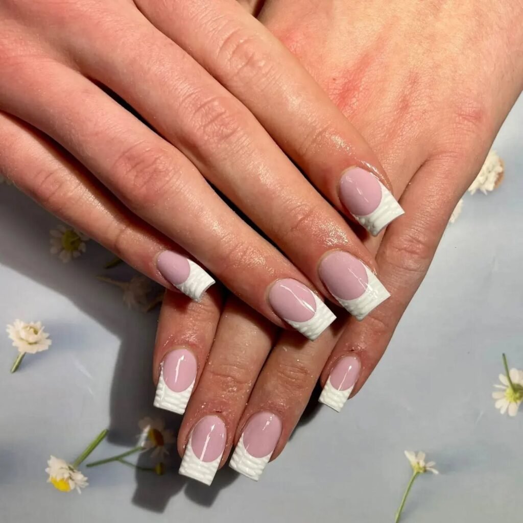 Textured White Tips
