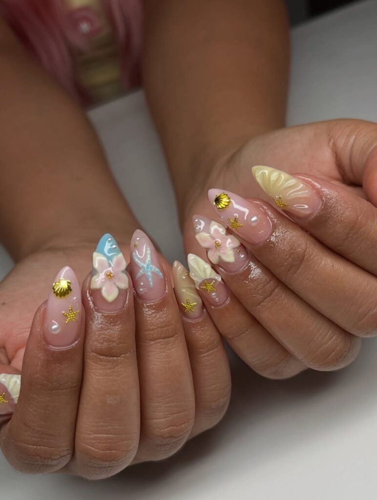 Tropical Shell Blooms