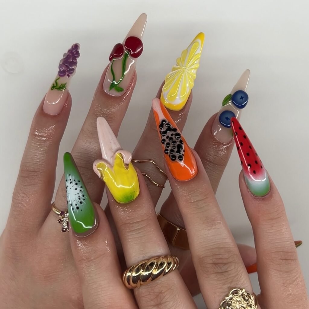 Tropical Stiletto Fruits