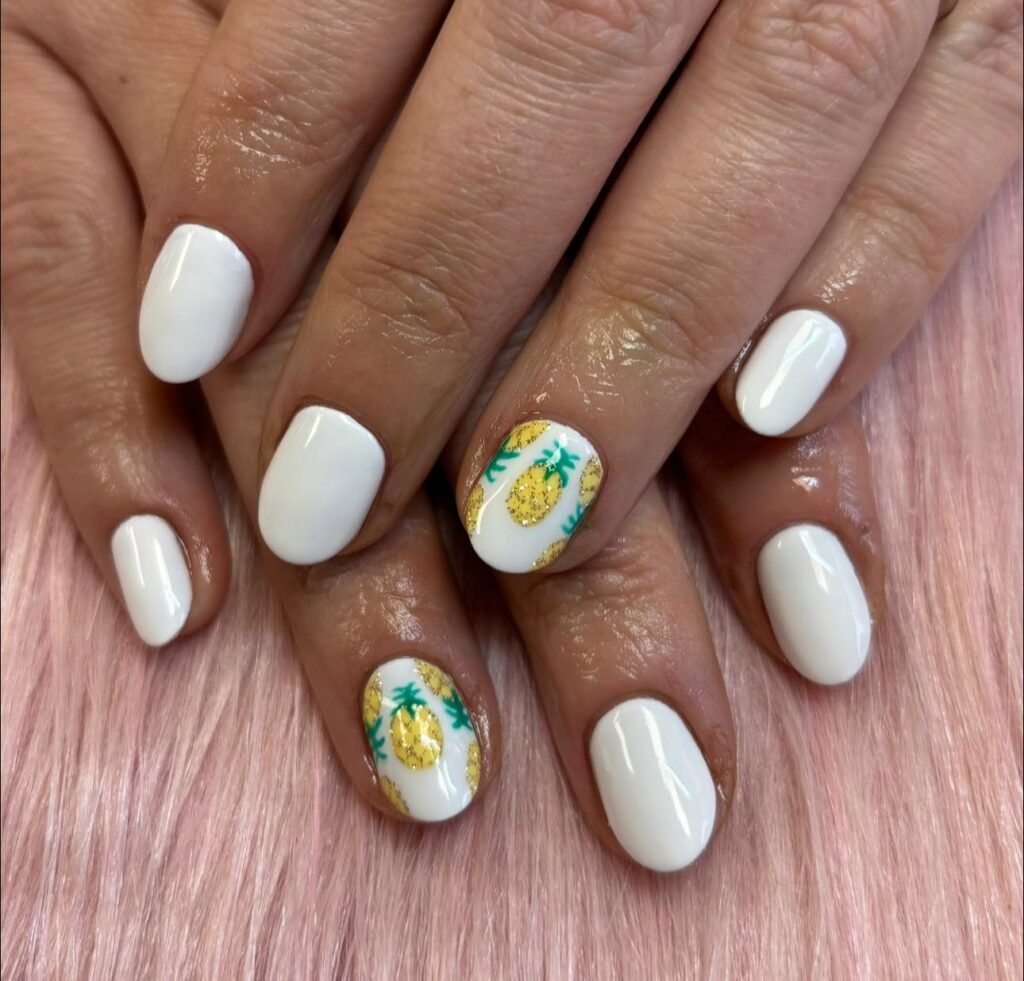  White Pineapple Sparkle