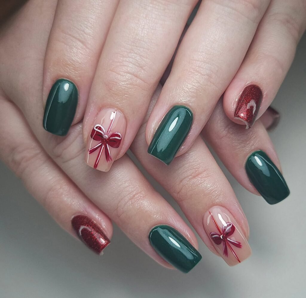  Gift Bow Nails