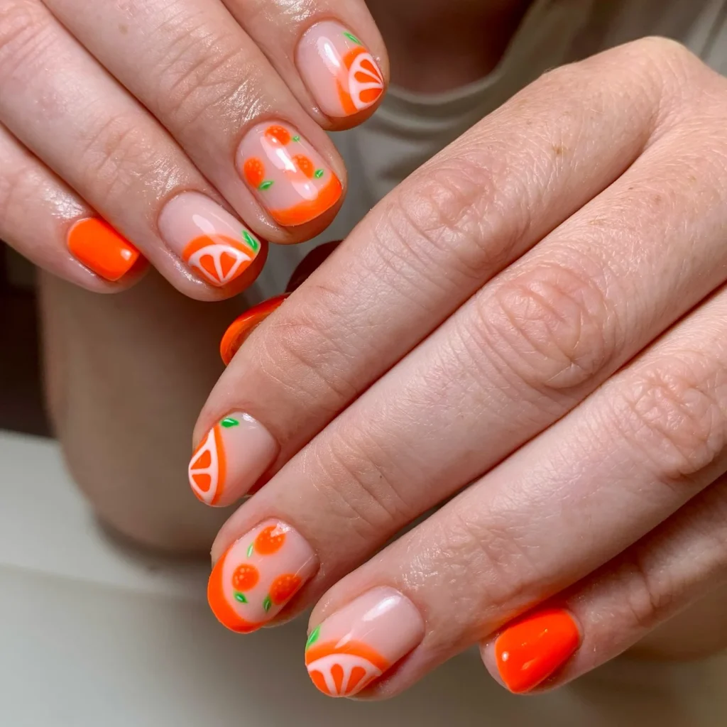  Citrus Slice Nails