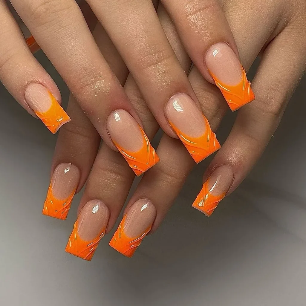 Neon French Tips