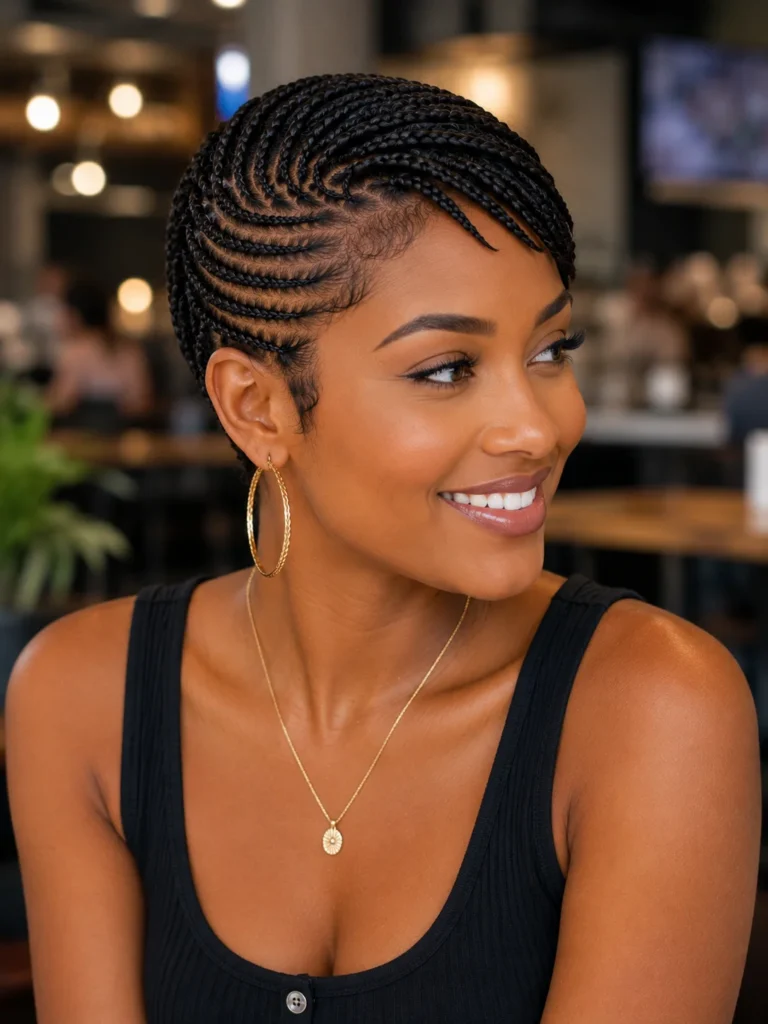 Braided Pixie Cut