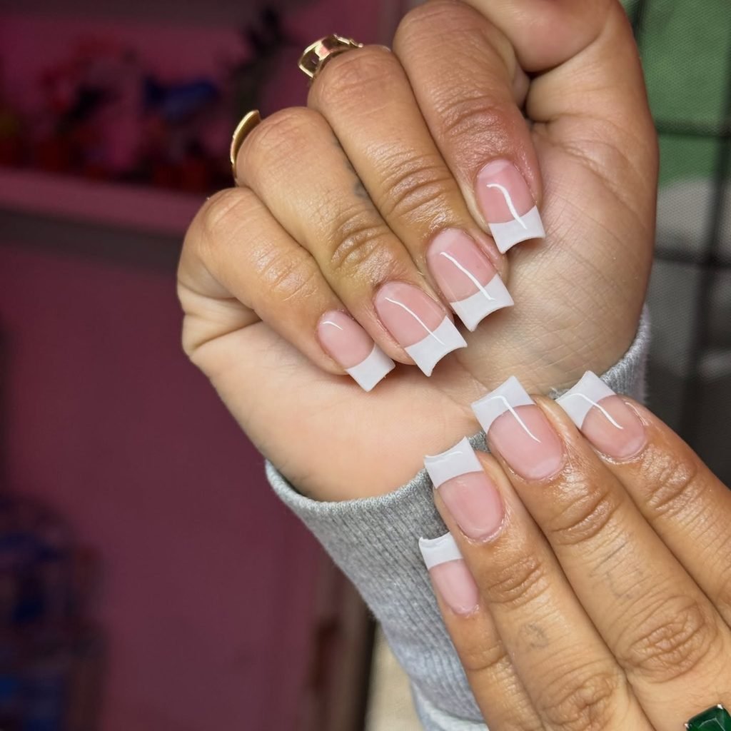 White Tip French Nail Ideas