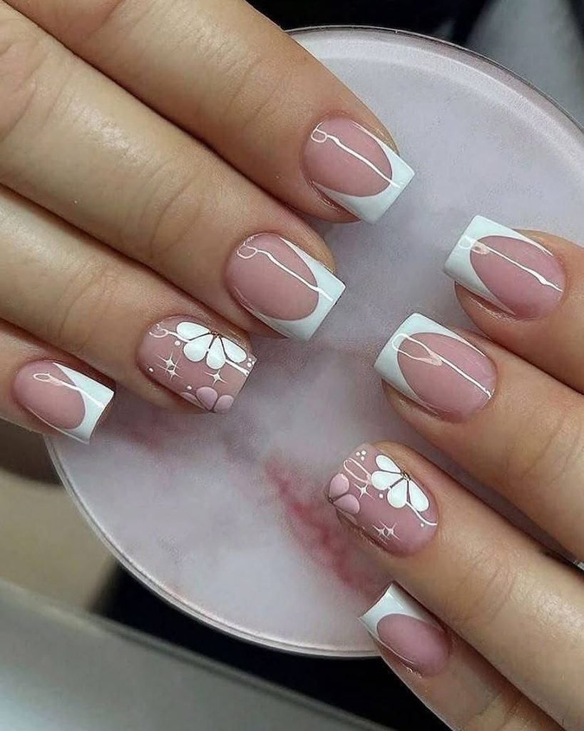 White Tip French Nail Ideas