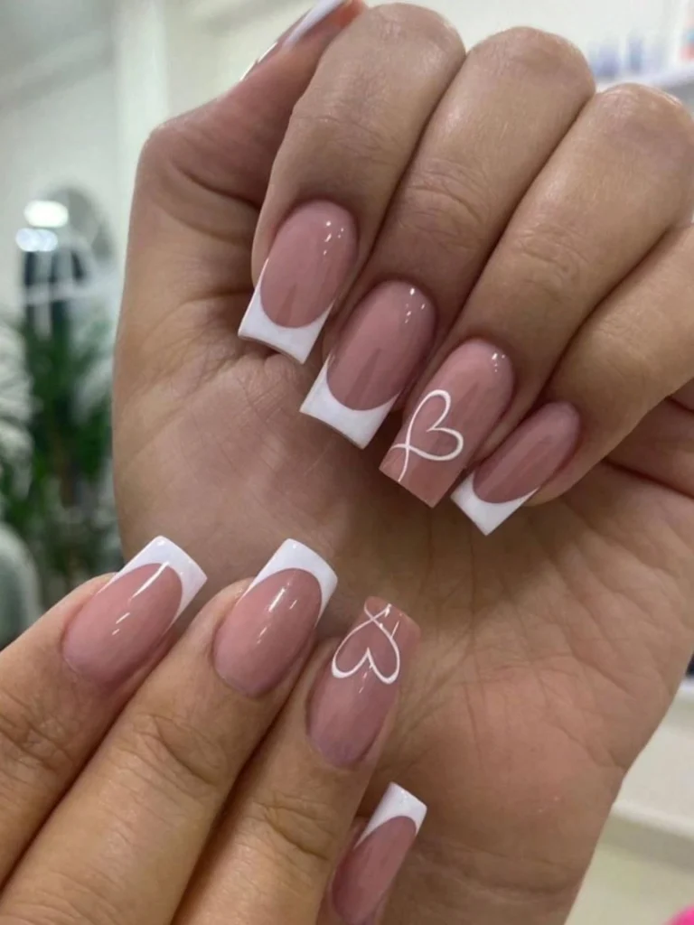 White Tip French Nail Ideas