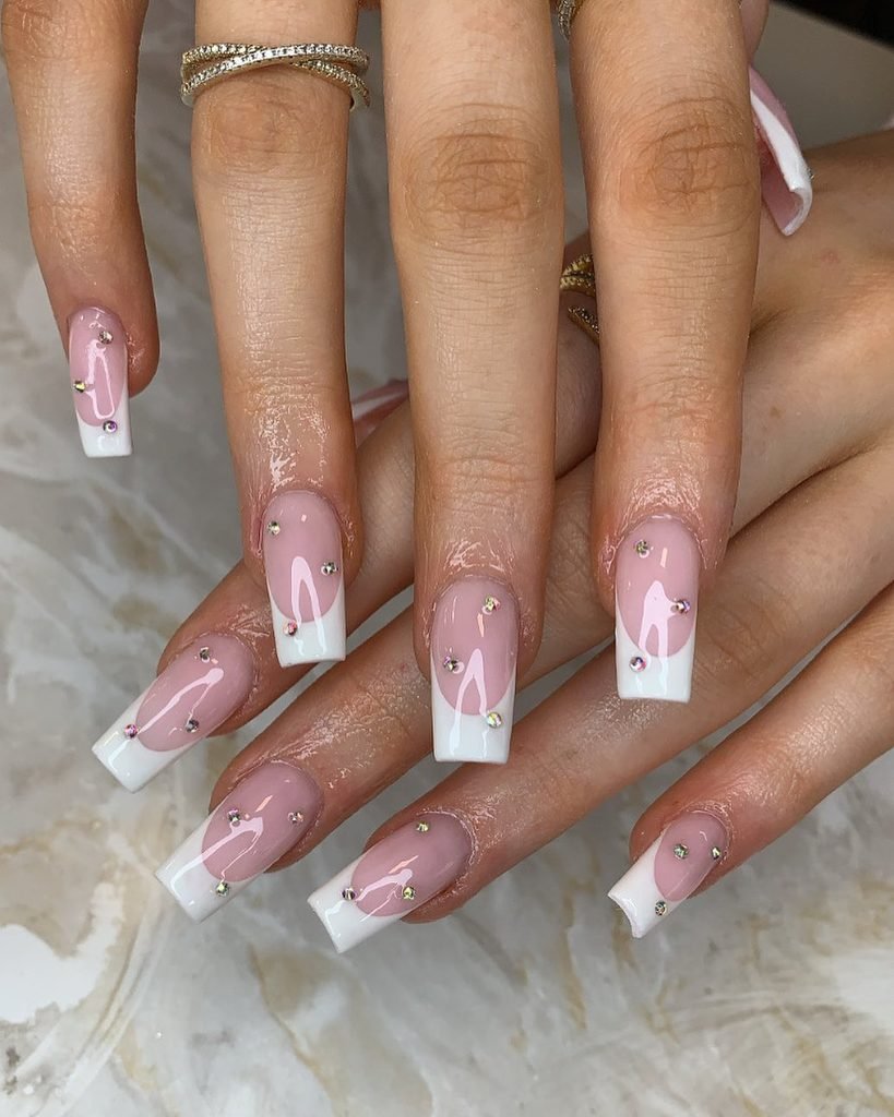 White Tip French Nail Ideas