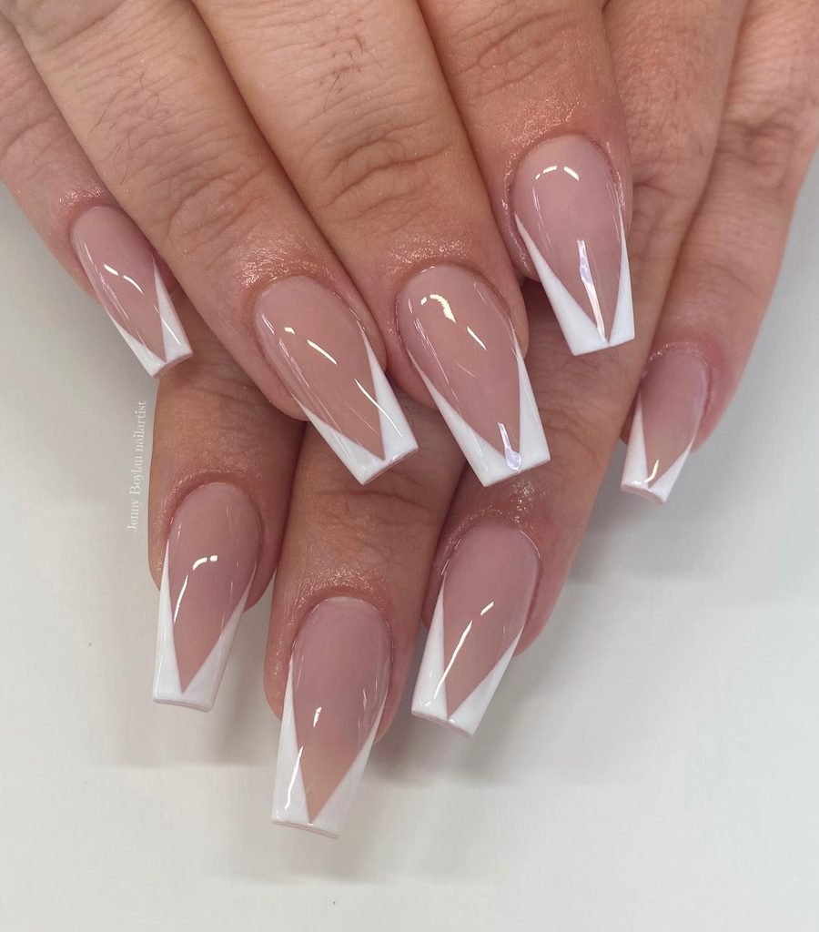 White Tip French Nail Ideas