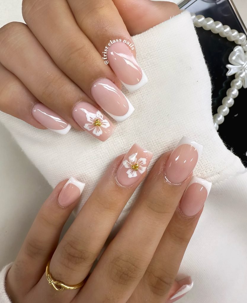 White Tip French Nail Ideas